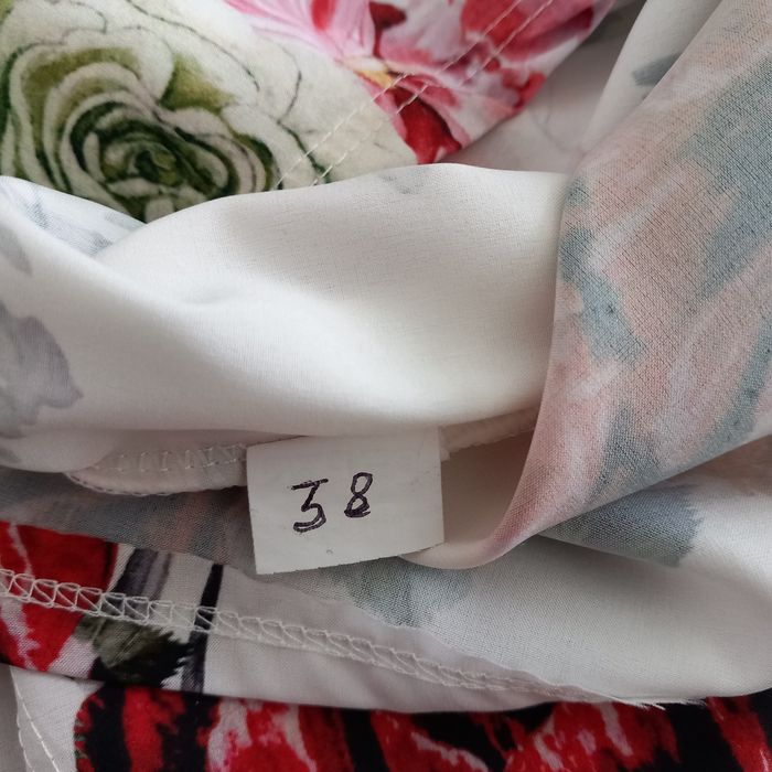 Chemisier femme imprimé à manches courtes Made in Italy taille 38 - photo numéro 6