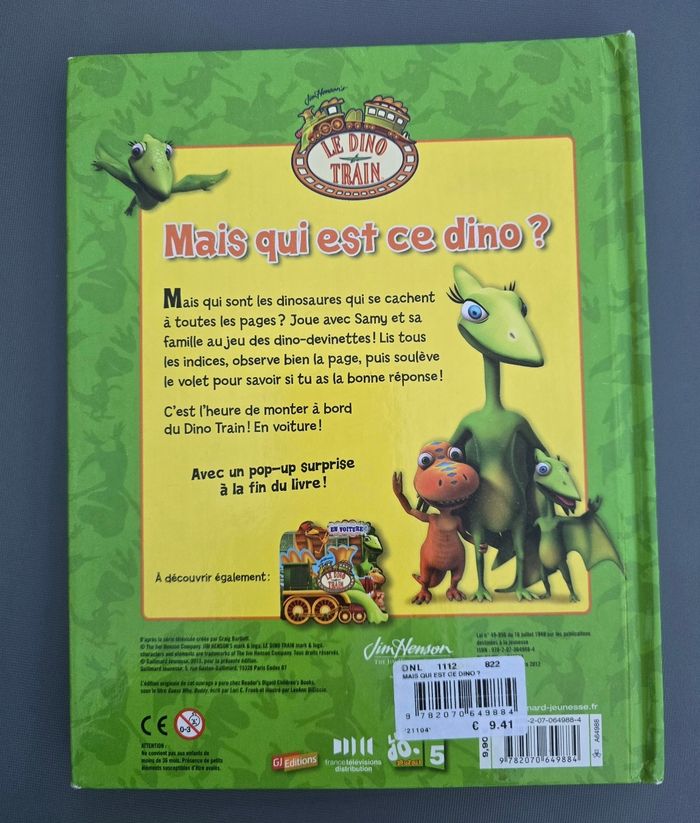 Collection jeunesse : le dino train, Mais qui est ce dino? - photo numéro 7