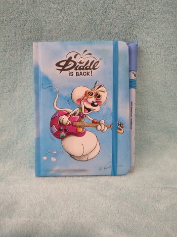 Carnet A6 + Stylo twist effaçable bleu 🐭 Diddl is back