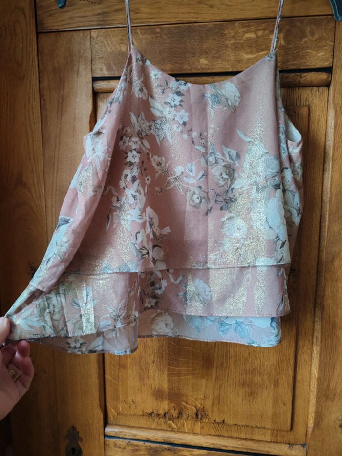 Top fleuri Mango taille M - photo numéro 7