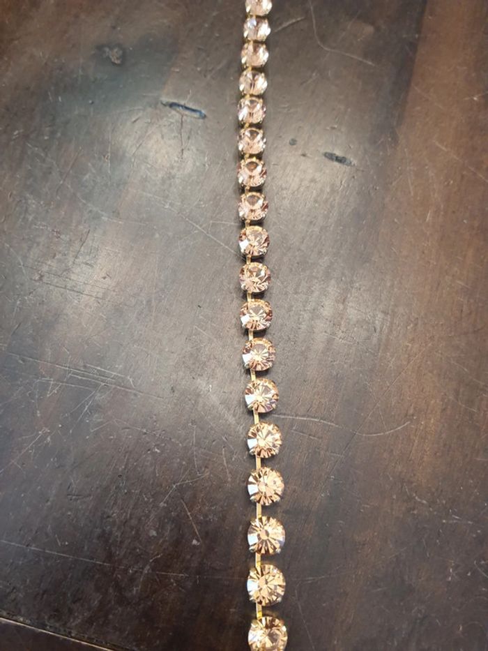 Magnifique Collier cristal Swarovski jaune or - photo numéro 15
