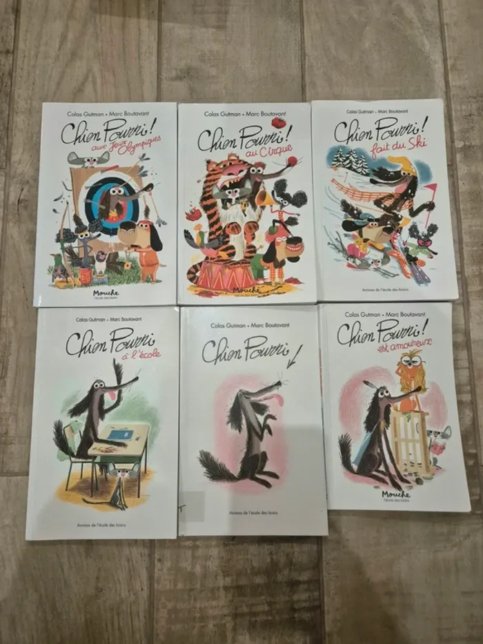 Lot de 6 romans Chien pourri