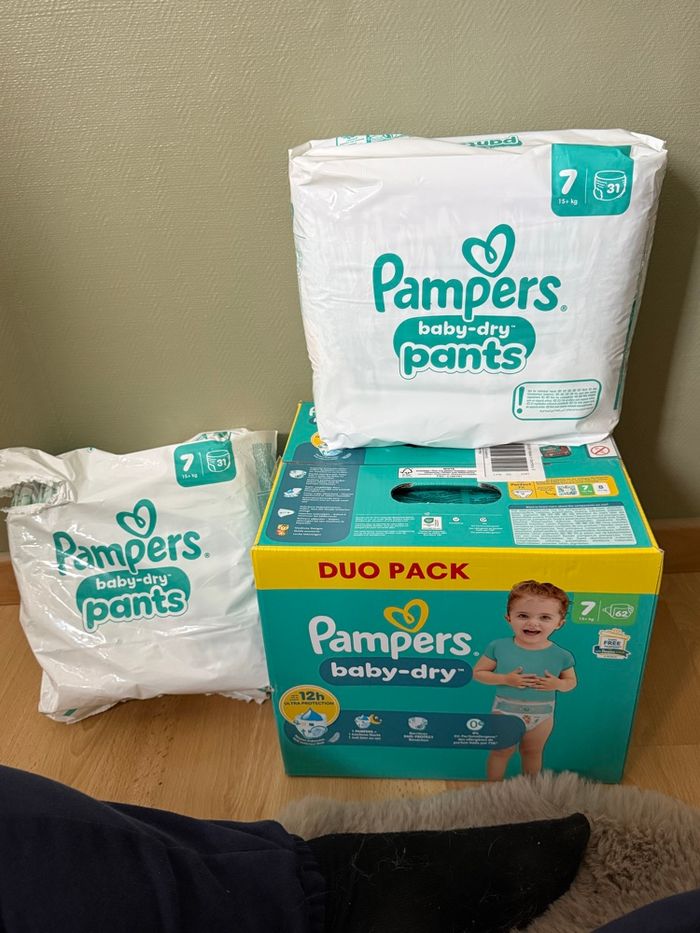 Pampers taille 7