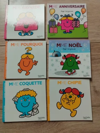 Lot de 6 livre monsieur madame