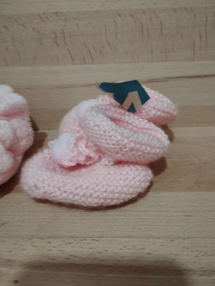 2 paires de chaussons naissance neufs - photo numéro 5