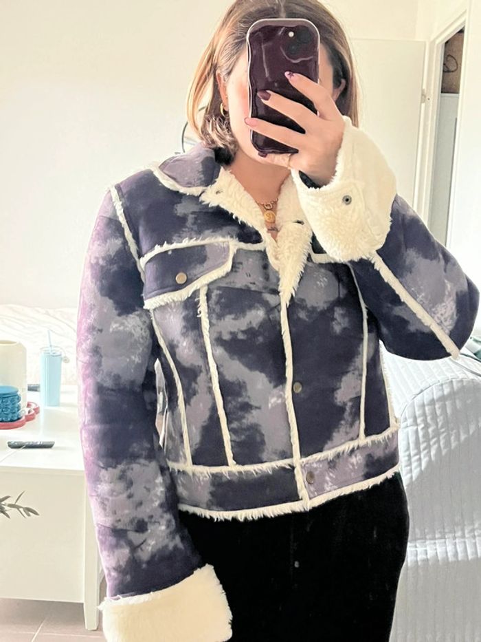 Veste imprimé camouflage