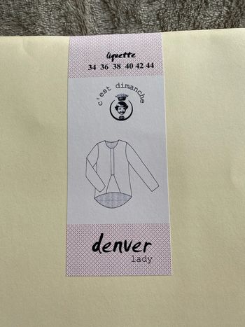 Patron couture C’est dimanche Denver lady Nun studio