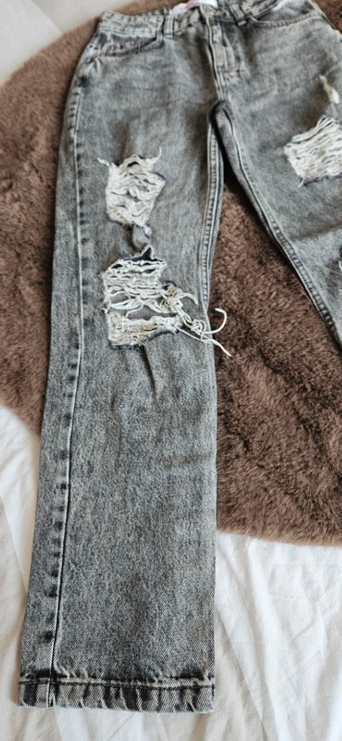 Jeans troué boyfriend taille 32 xxs - photo numéro 4