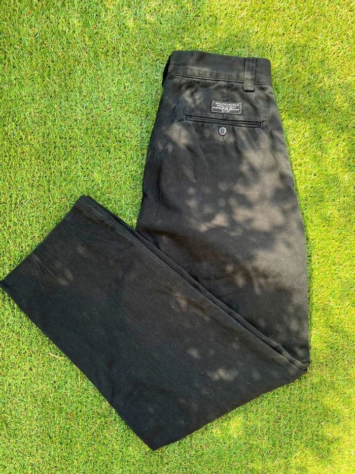 Pantalon noir Polo Ralph Lauren - Coupe droite - Taille 38