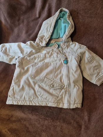 Manteau kaki 18 mois