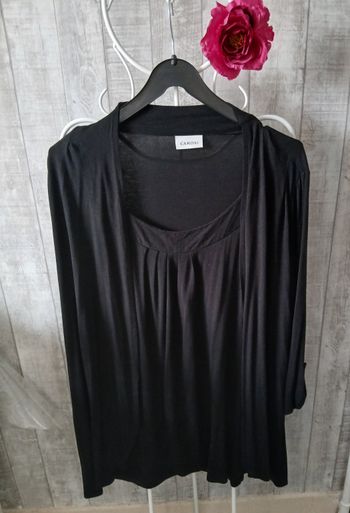 Tunique effet gilet t 56