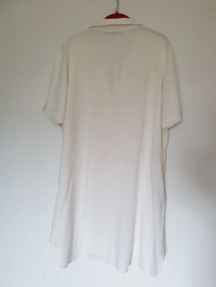 Robe beige crème gros boutons Kiabi 42 - photo numéro 2