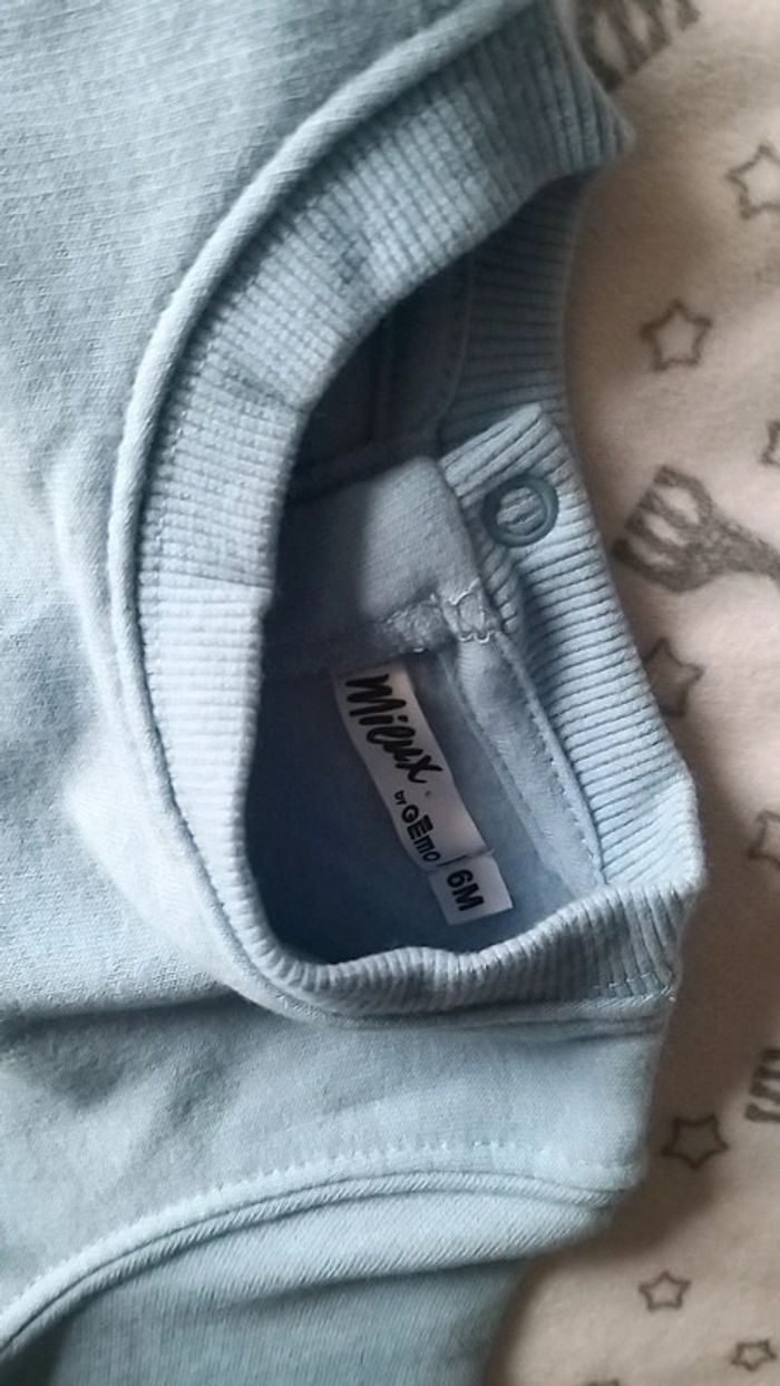 Pull neuf + tee-shirt manche longue 6 mois gémo - photo numéro 4