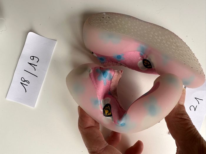 Lot de 3 paires de chaussons et chaussures bébé barefoot apprentissage de la marche Taille 18 à 21 - photo numéro 8