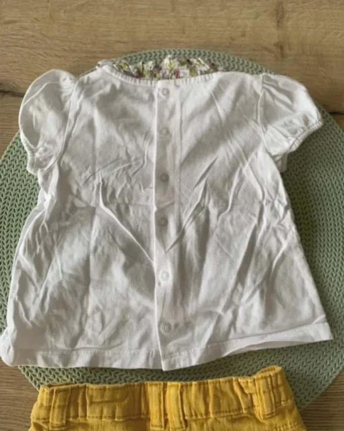 Joli Short en jeans jaune tape a l’oeil - 12mois- tape a l’œil - photo numéro 10