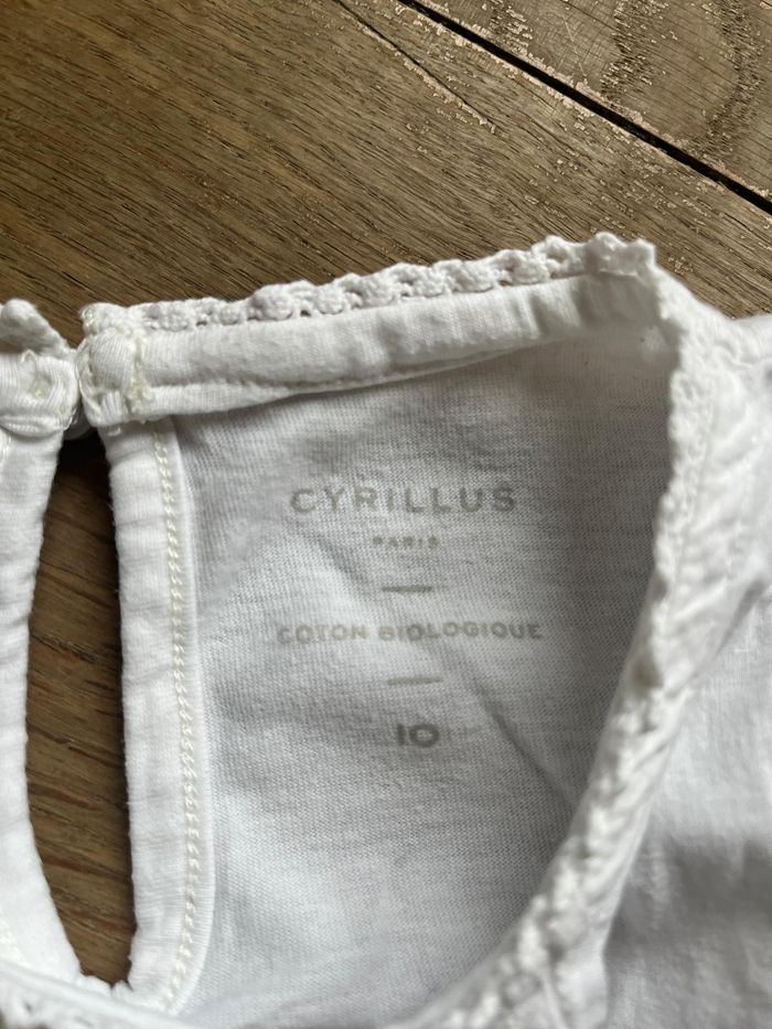 Blouse blanche Cyrillus 10 ans - photo numéro 4