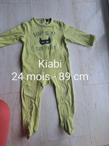 Pyjama kiabi 24 mois