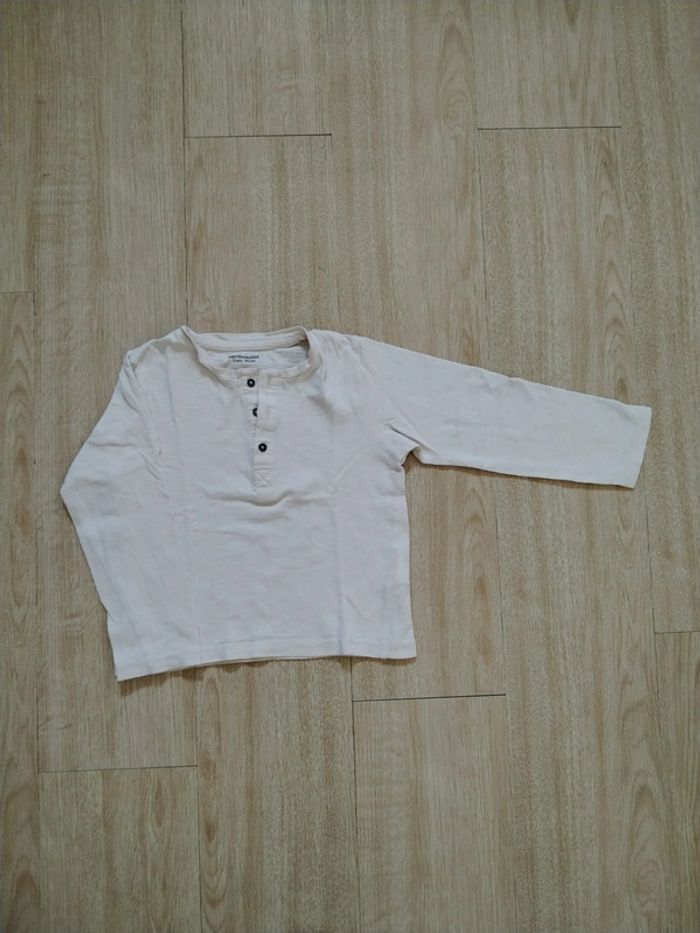 Lot 4 t-shirt manches longues unis 2 ans - photo numéro 2