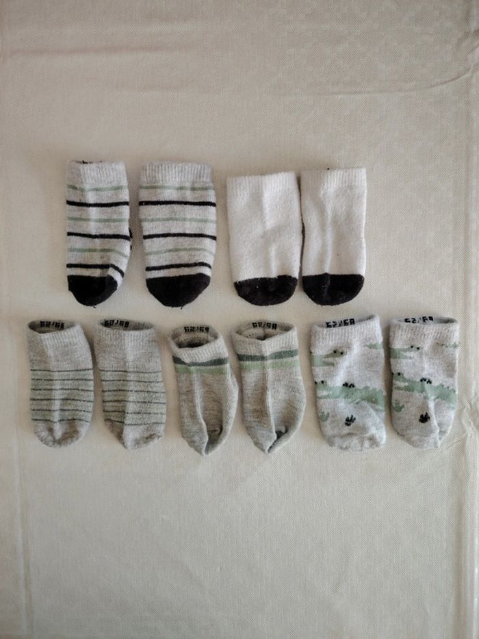 Lot de 5 paires de chaussettes bébé