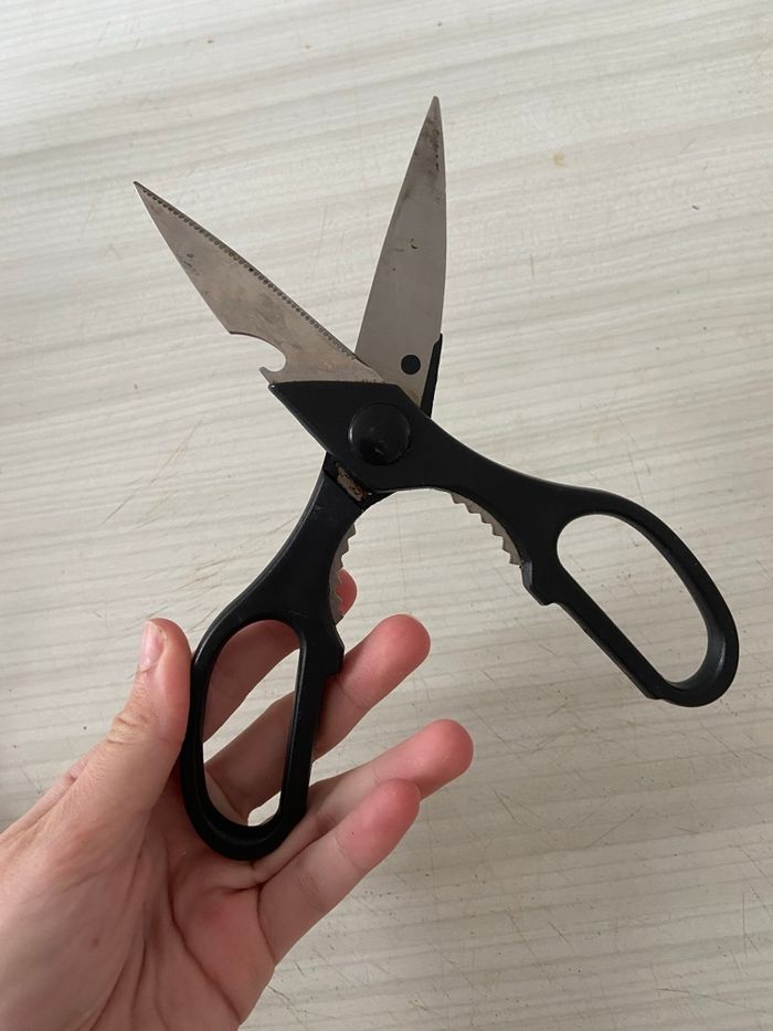 Paire de ciseaux noir - photo numéro 2
