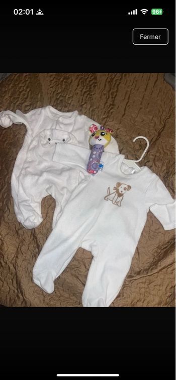 Lot pyjama bebe 
