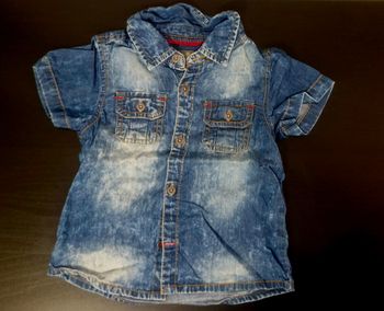 Chemise en jean manche courte - 12 mois - Orchestra