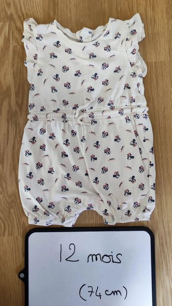 barboteuse écru taille 12 mois