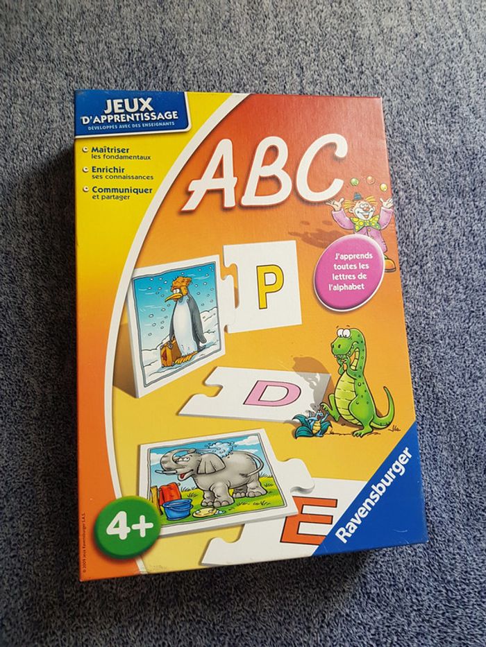 Jeux d apprentissage ABC