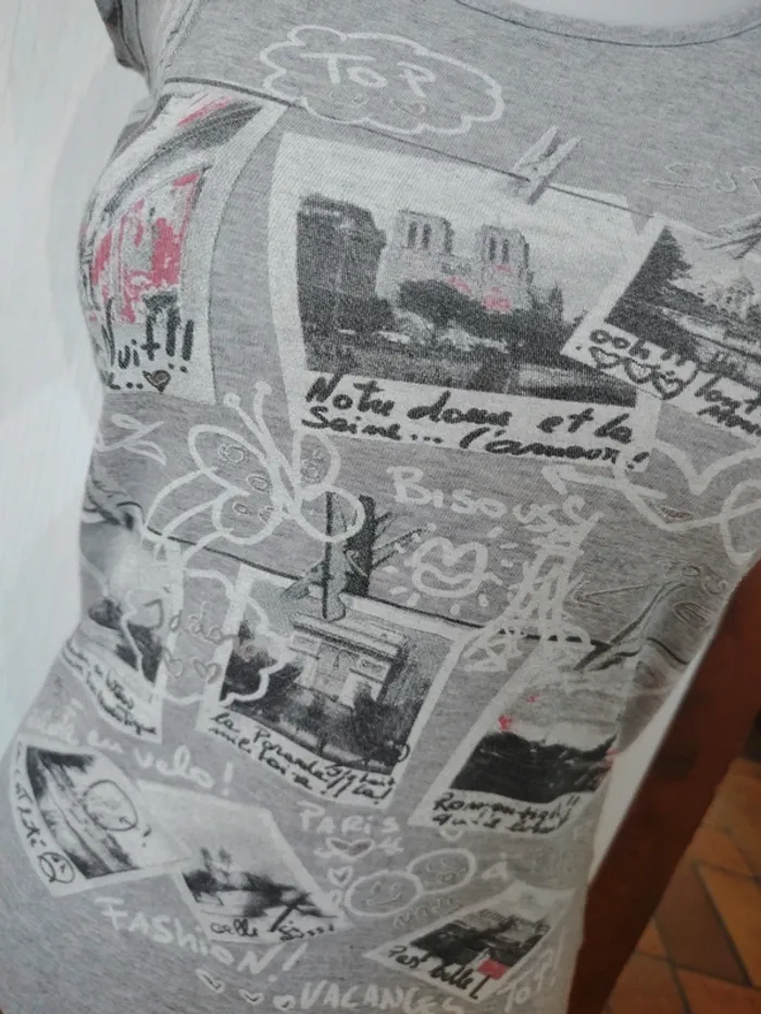 T shirt manches courtes Cache Cache - photo numéro 3