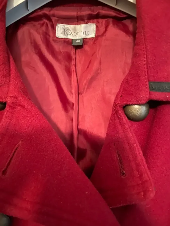 Manteau femme Caban. Kiabi. 40. - photo numéro 3