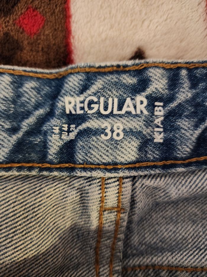 Jean regular bleu KIABI pour adolescent - photo numéro 3