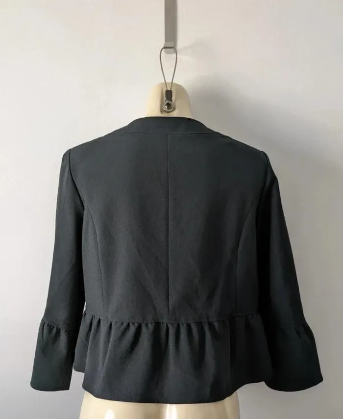 Veste d'été noire - créateur japonais Earthy mode sophisticated - taille M - photo numéro 2