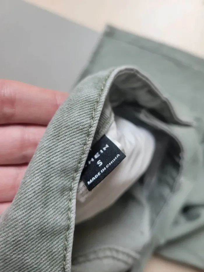 Jean vert clair baggy taille S, 38 - photo numéro 7