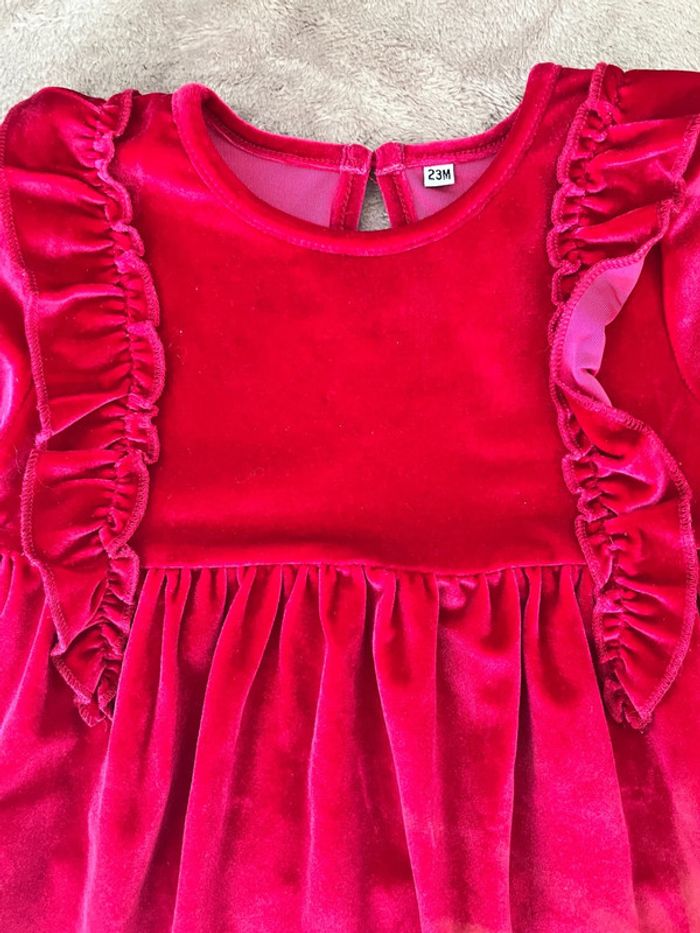 Robe fille fuschia 2 ans - photo numéro 2