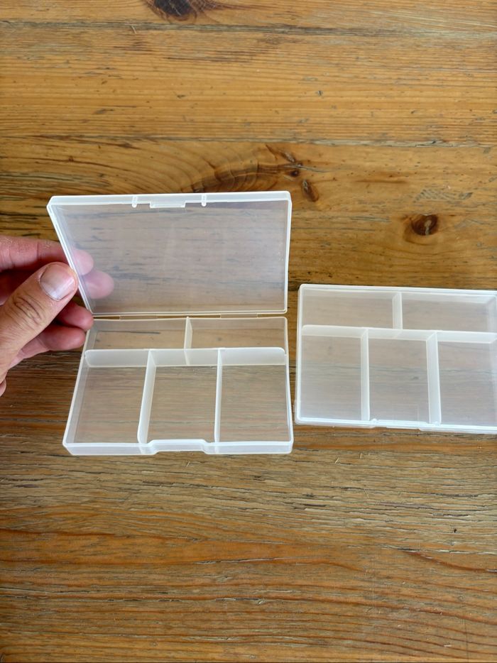 Lot de 2 petites boîtes de rangement - photo numéro 3