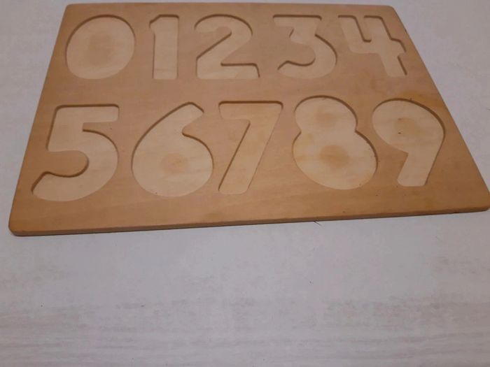 Puzzle en bois : Les chiffres - photo numéro 2