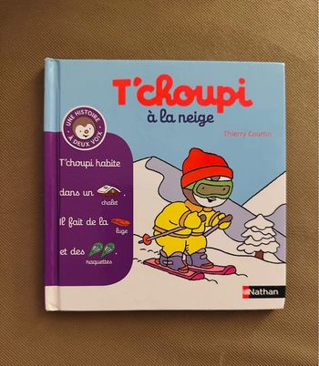 Livre T’choupi à la neige n*7