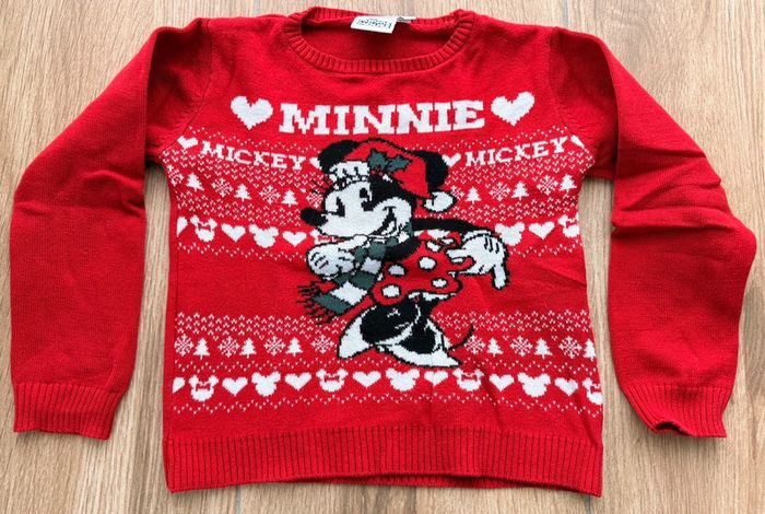 Pull de Noël Disney Minnie Mouse 3 ans