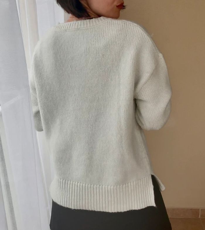 Pull LPB blanc taille S/M très bon état - photo numéro 5