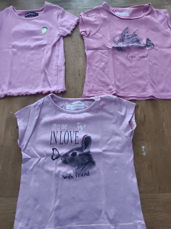 Lot 3 tee shirts in extenso 3 ans