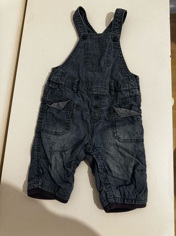 Salopette en  jeans petit garçons 