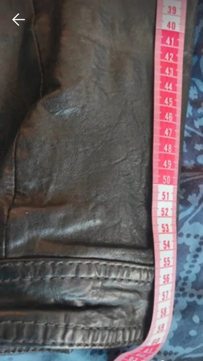 Veste en cuir Hugo Boss noire - photo numéro 6