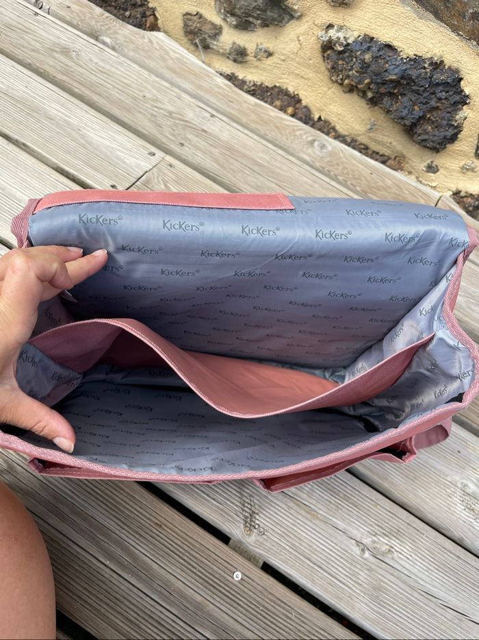 Cartable primaire rose et gris - Kickers - photo numéro 6