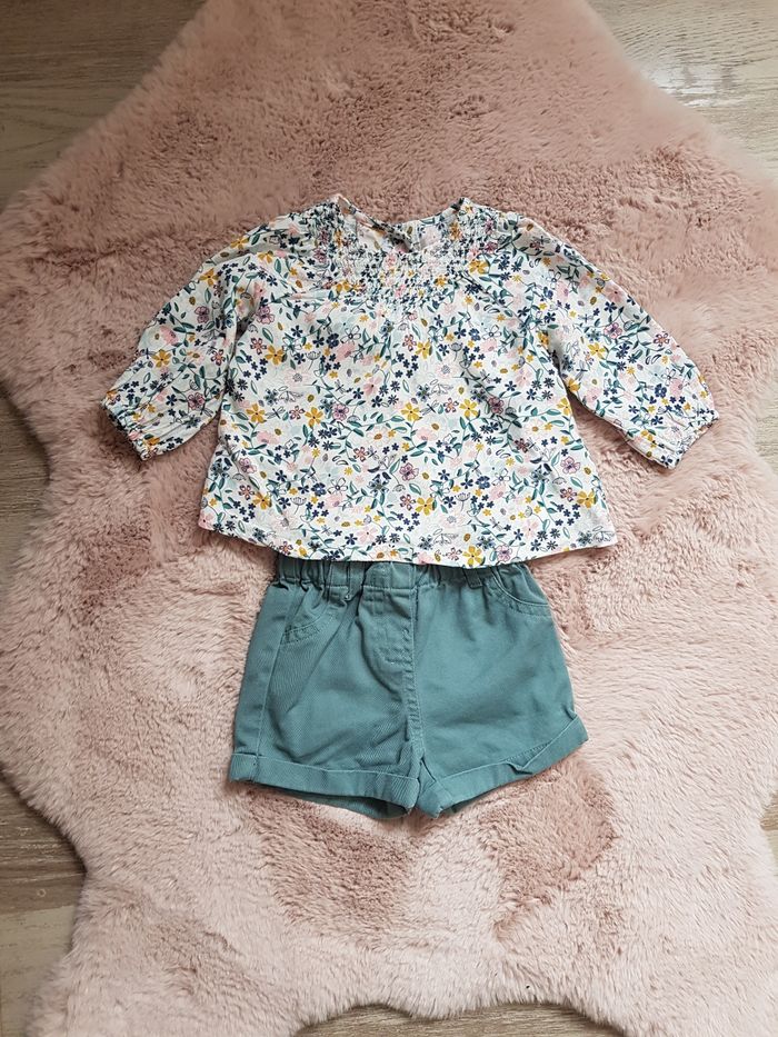 Ensemble fille 6 mois