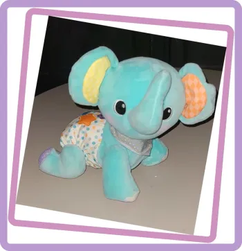 Elephanteau de Vtech 1,2,3 suis moi , 6-36mois
