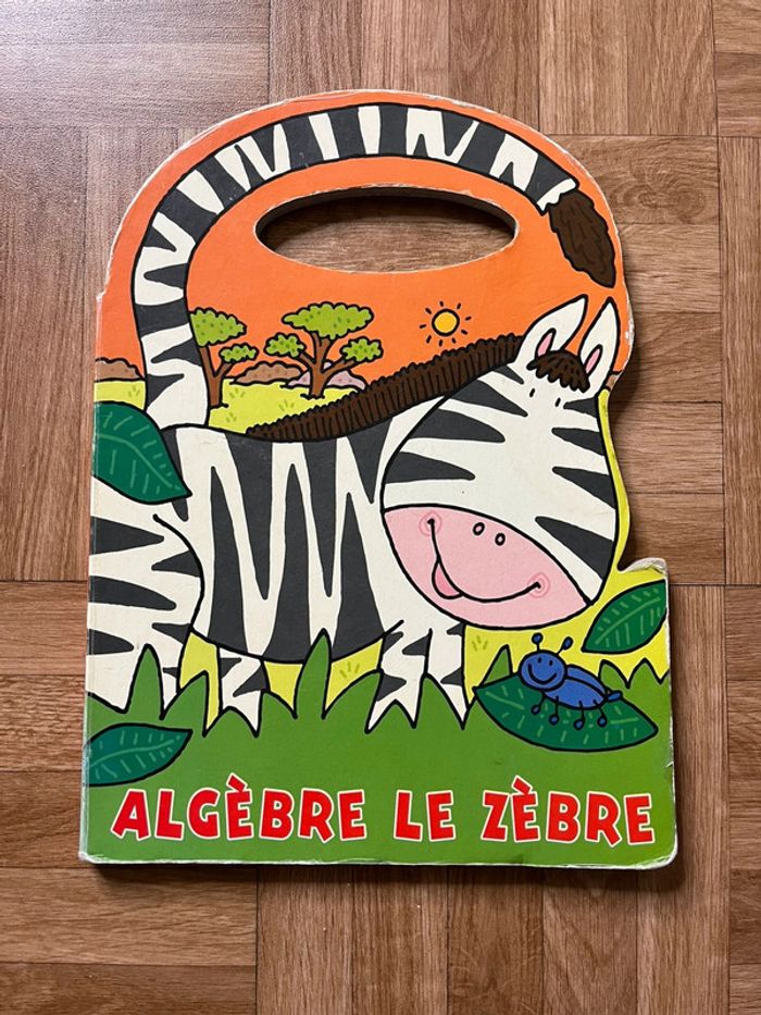 Livre cartonné Algèbre le zèbre