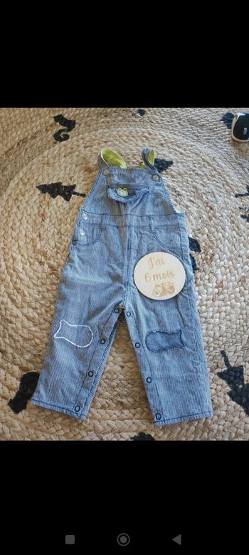 Salopette bébé garçon 6 mois