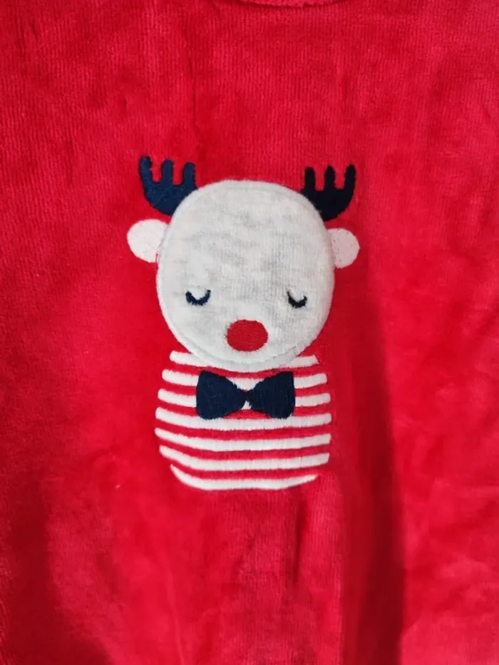 Pyjama chaud noël renne 71 cm - photo numéro 2