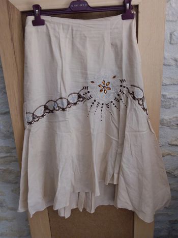 Jupe naturelle en Ramie