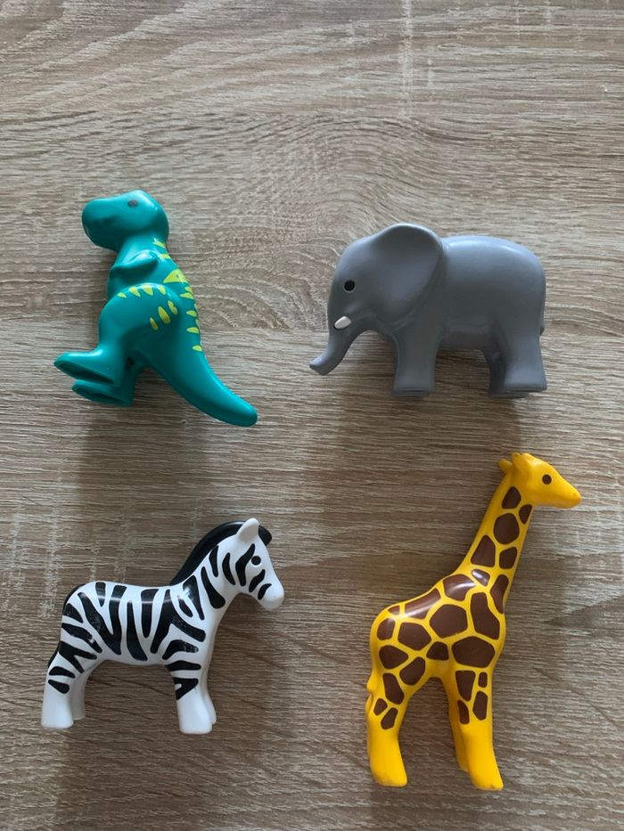 Lot de 8 animaux Playmobil 1 2 3 - photo numéro 2